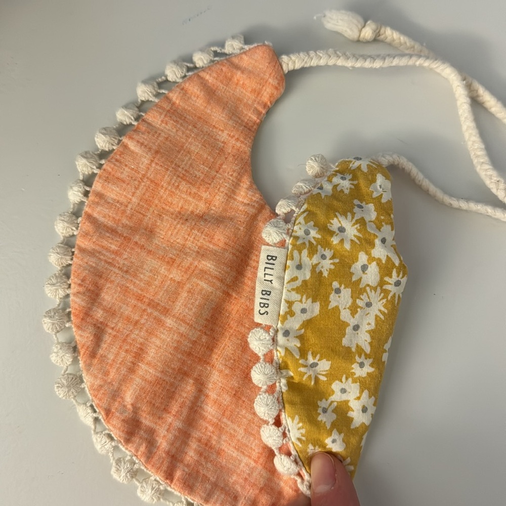 BILLY BIBS Handmade Reversible Baby Bib
